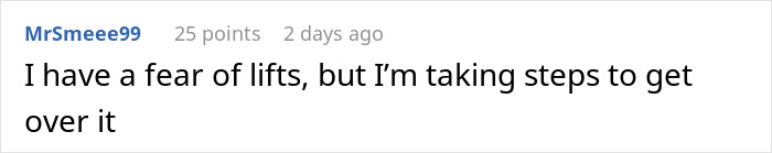 Person Forced To Take The Stairs As Neighbors Hold Up Lift, Makes Sure They Regret It Person Forced To Take The Stairs As Neighbors Hold Up Lift, Makes Sure They Regret It