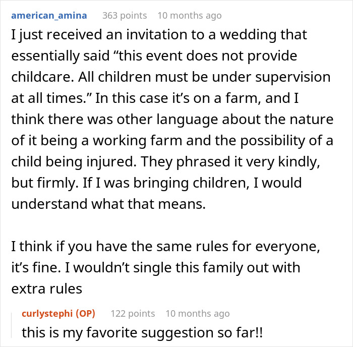 Bride Wants To Ban SIL’s Kids From Wedding But Not Other Kids, Asks If That’s Wrong