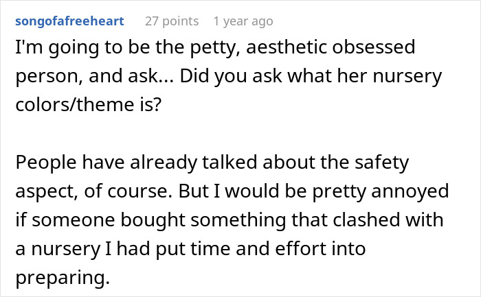 Person Gets A Different Gift For A Pregnant Friend Than On Registry, Ends Up Having To Cancel It Person Gets A Different Gift For A Pregnant Friend Than On Registry, Ends Up Having To Cancel It