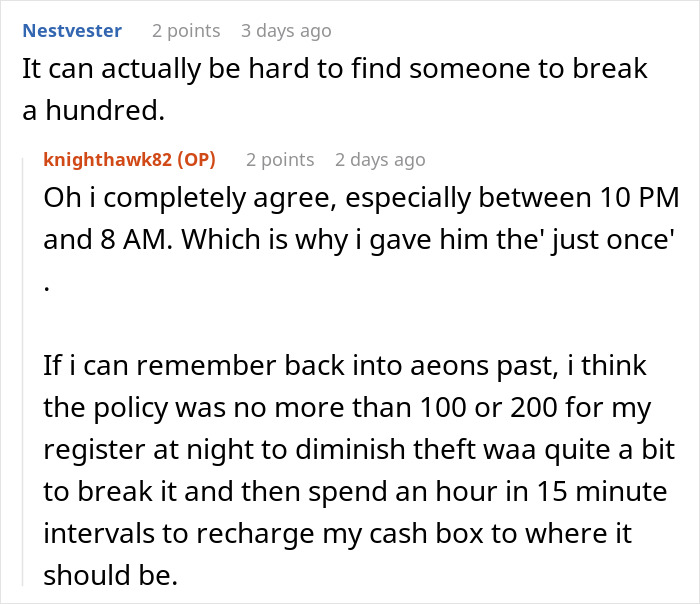“This Is Legal Tender”: Guy Tries To Break Up $100 Bill Twice, Gets Taught A Lesson By Getting Change In Coins “This Is Legal Tender”: Guy Tries To Break Up $100 Bill Twice, Gets Taught A Lesson By Getting Change In Coins