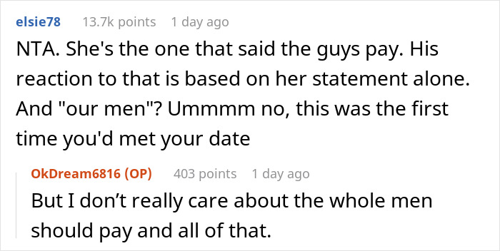 Woman Suggests To Split The Bill On Double Date, Gets Blamed For Causing A Breakup Woman Suggests To Split The Bill On Double Date, Gets Blamed For Causing A Breakup