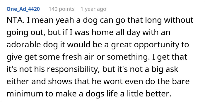 Guy Makes A Dumb Excuse Not To Walk GF’s Dog, Is About To Face The Consequences