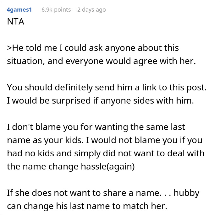Woman Refuses To Share Last Name With Fiancé’s ‘Intimidating’ Ex, Demands She Change It Woman Refuses To Share Last Name With Fiancé’s ‘Intimidating’ Ex, Demands She Change It