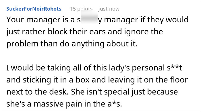 Person Gets Revenge On Office 'Karen' Who Complained People Were Using 'Her' Shared Desk