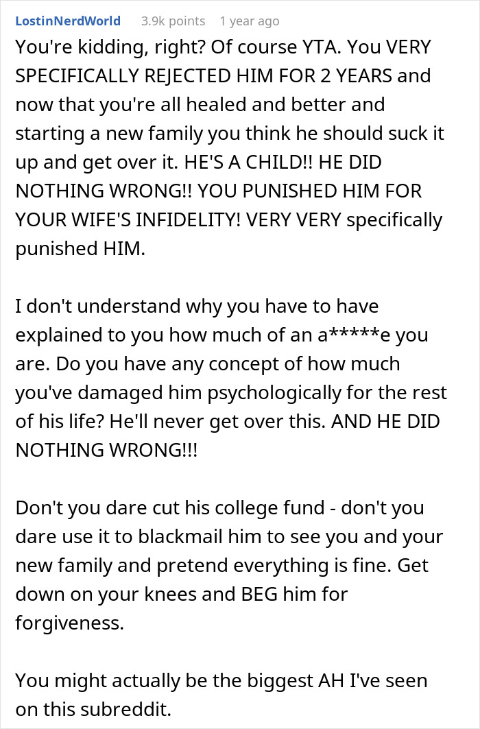 Guy Becomes Estranged From Son After Finding Out He's An Affair Kid, Family Drama Ensues
