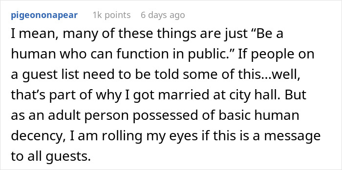 Entitled Couple Come Up With 15 Rules For Their Wedding Guests, People Online Are Gobsmacked Entitled Couple Come Up With 15 Rules For Their Wedding Guests, People Online Are Gobsmacked