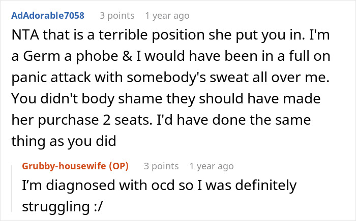 Person Gets Trapped By A Plus-Size Woman On A Flight, Makes Her Cry After Asking To Switch Seats Person Gets Trapped By A Plus-Size Woman On A Flight, Makes Her Cry After Asking To Switch Seats