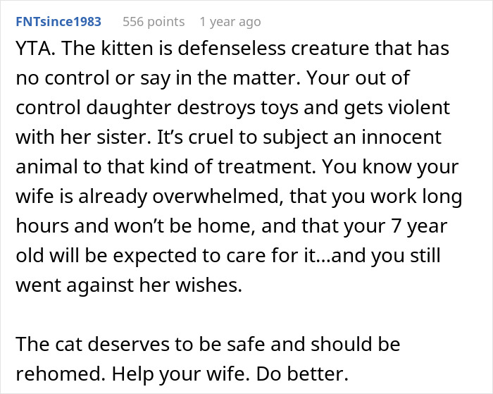Dad Done Seeing Elder Daughter Suffer Over Her Disabled Sister, Gets Her A Kitten, Drama Ensues Dad Done Seeing Elder Daughter Suffer Over Her Disabled Sister, Gets Her A Kitten, Drama Ensues