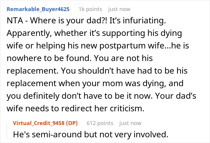 Teen Called Disgusting For Refusing To Take Care Of Newborn Baby That Came From His Dad’s Affair Teen Called Disgusting For Refusing To Take Care Of Newborn Baby That Came From His Dad’s Affair