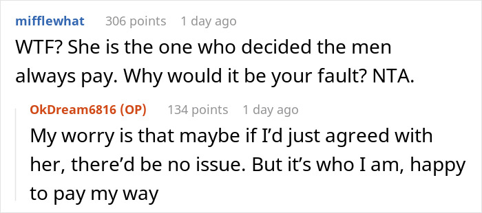 Woman Suggests To Split The Bill On Double Date, Gets Blamed For Causing A Breakup Woman Suggests To Split The Bill On Double Date, Gets Blamed For Causing A Breakup