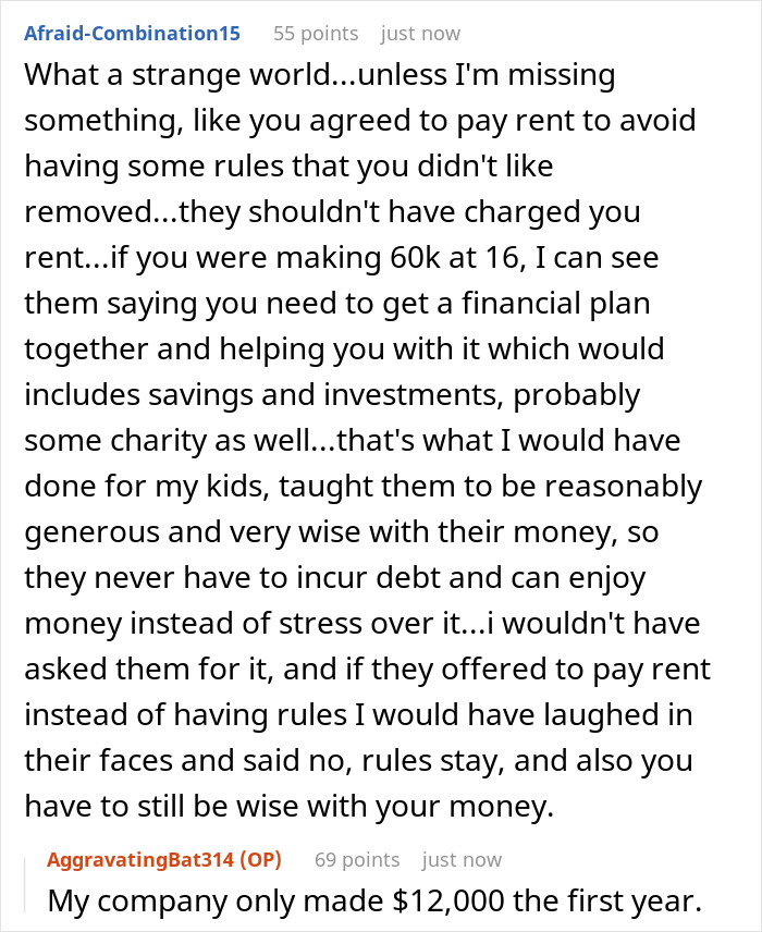 “Good Luck With That”: Parents Try To Ground 20 Y.O. Business Owner Who Pays Them Rent “Good Luck With That”: Parents Try To Ground 20 Y.O. Business Owner Who Pays Them Rent