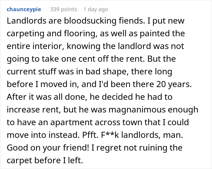 Tenant Gets Kicked Out As His Garden Is Used To Bump Up Rent, He Takes It With Him On His Way Out