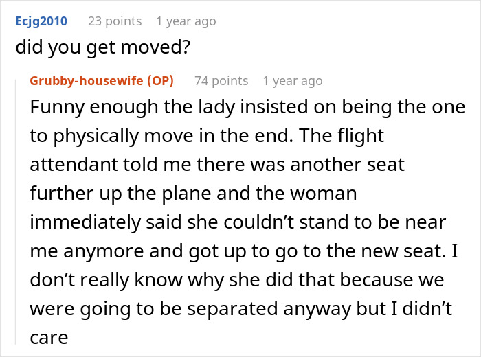Person Gets Trapped By A Plus-Size Woman On A Flight, Makes Her Cry After Asking To Switch Seats Person Gets Trapped By A Plus-Size Woman On A Flight, Makes Her Cry After Asking To Switch Seats