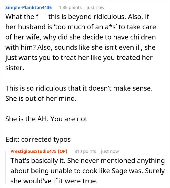Chef Who Cooked And Cared For Wife While She Was Pregnant Is Shocked When SIL Demands Same Treatment Chef Who Cooked And Cared For Wife While She Was Pregnant Is Shocked When SIL Demands Same Treatment