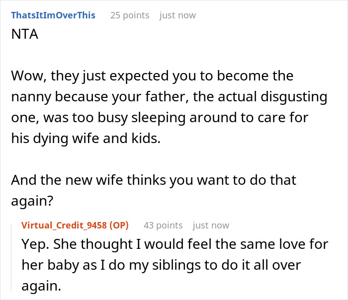 Teen Called Disgusting For Refusing To Take Care Of Newborn Baby That Came From His Dad’s Affair Teen Called Disgusting For Refusing To Take Care Of Newborn Baby That Came From His Dad’s Affair