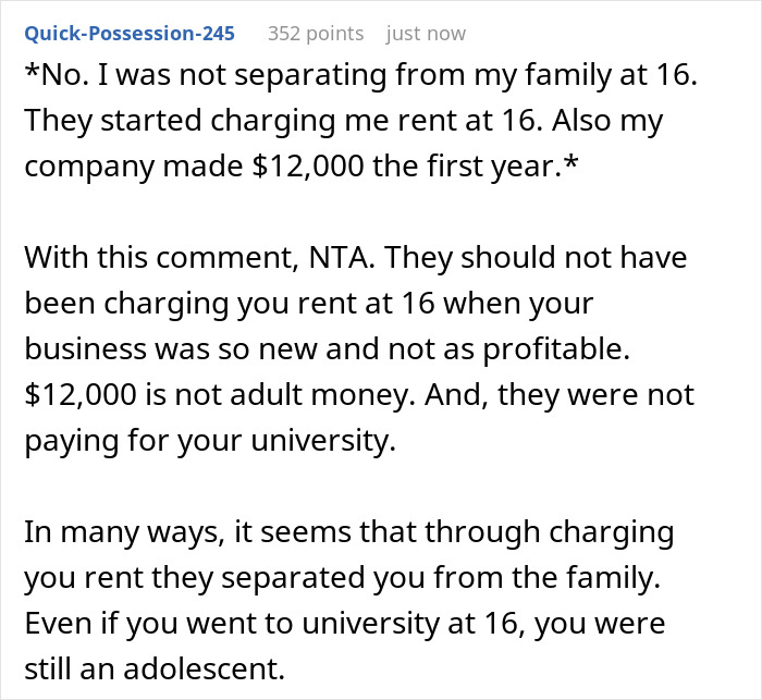 “Good Luck With That”: Parents Try To Ground 20 Y.O. Business Owner Who Pays Them Rent “Good Luck With That”: Parents Try To Ground 20 Y.O. Business Owner Who Pays Them Rent