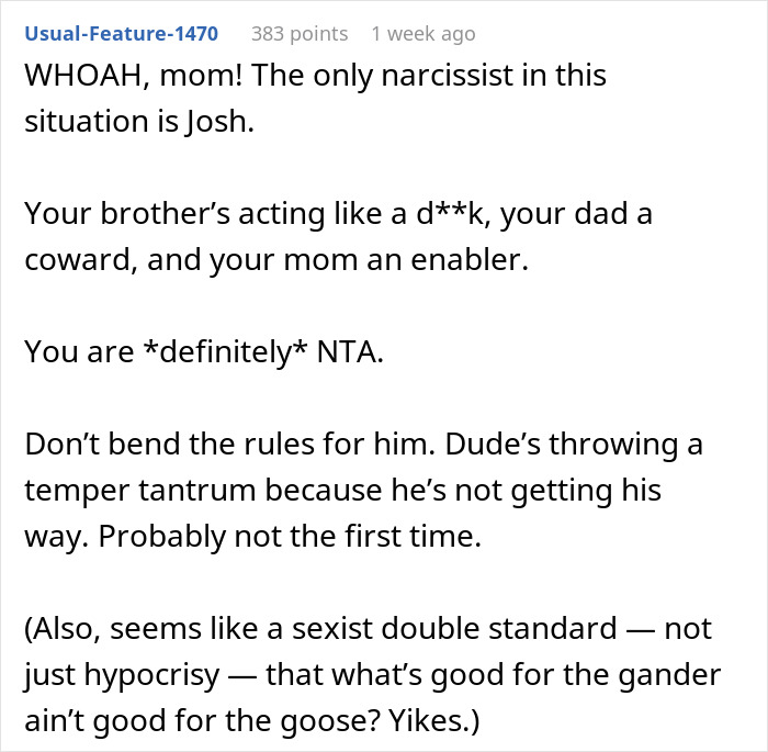 "I Called Him A Hypocrite": Guy Makes Snide Remarks Over Sister's Childfree Wedding, Is Called Out "I Called Him A Hypocrite": Guy Makes Snide Remarks Over Sister's Childfree Wedding, Is Called Out