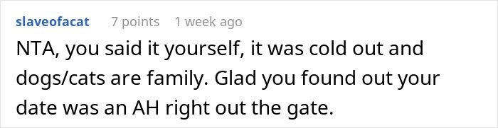 Man Tells Date It's Either Him Or The Dog, Gets Kicked Out In A Blink Of An Eye Man Tells Date It's Either Him Or The Dog, Gets Kicked Out In A Blink Of An Eye