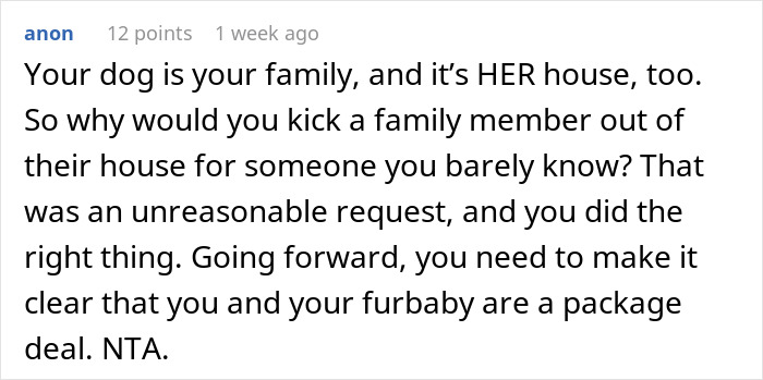 Man Tells Date It's Either Him Or The Dog, Gets Kicked Out In A Blink Of An Eye Man Tells Date It's Either Him Or The Dog, Gets Kicked Out In A Blink Of An Eye