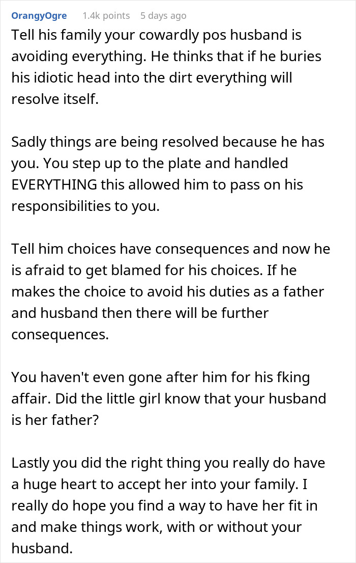 “My Husband’s Affair Daughter Was Dropped Off At Our House 2 Weeks Ago And It’s Causing Issues” 