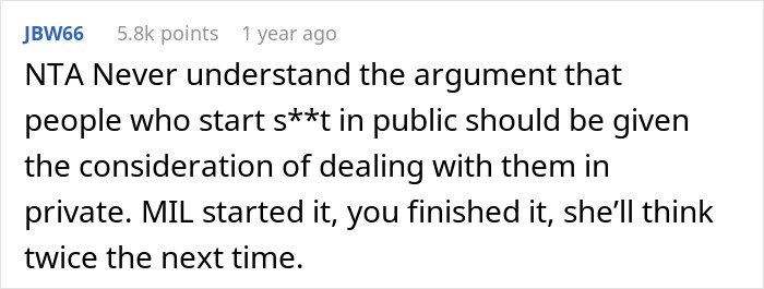 "AITA For Returning The Money To My MIL In Front Of Everyone, Embarrassing Her?"