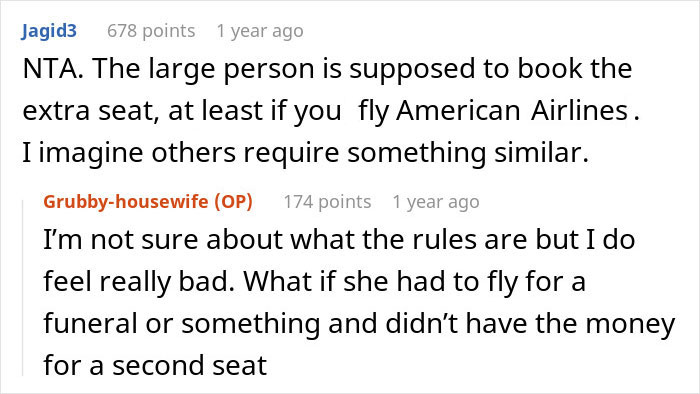 Person Gets Trapped By A Plus-Size Woman On A Flight, Makes Her Cry After Asking To Switch Seats Person Gets Trapped By A Plus-Size Woman On A Flight, Makes Her Cry After Asking To Switch Seats