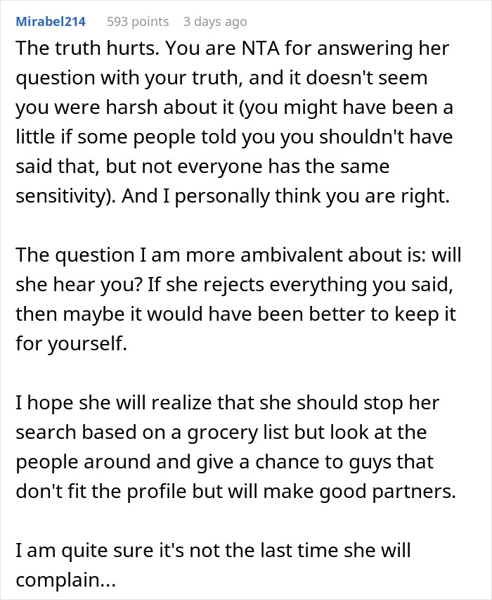 Woman Can’t Understand Why She Struggles To Find A Man, Friend Gets Blatantly Honest