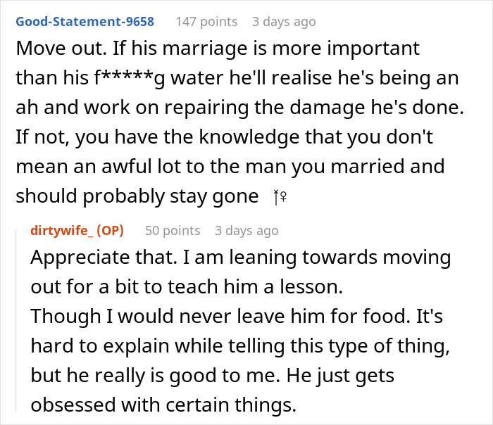 Man Battles With Wife’s Ultimatum: Give Her More Than 2 Showers Per Week Or See Her Move Out Man Battles With Wife’s Ultimatum: Give Her More Than 2 Showers Per Week Or See Her Move Out