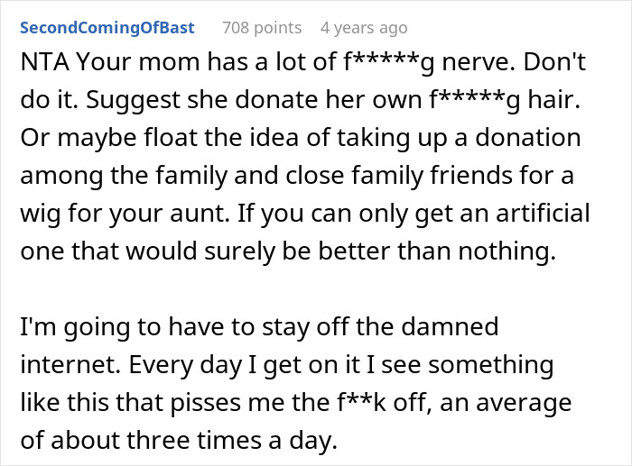 Teen Struggles To Handle The Pressure After Family Demands She Shave Her Head For Aunt Teen Struggles To Handle The Pressure After Family Demands She Shave Her Head For Aunt