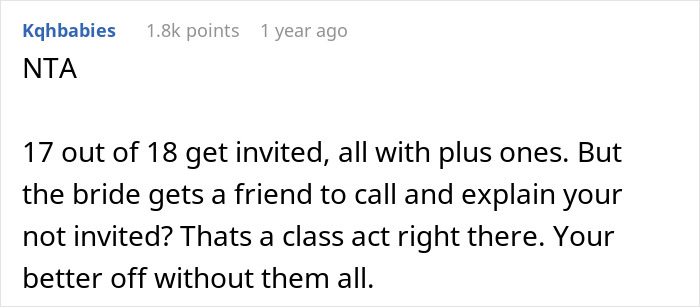 Woman Loses It Realizing Friend Had Invited Everyone But Her To Wedding, Leaves Group Chat Woman Loses It Realizing Friend Had Invited Everyone But Her To Wedding, Leaves Group Chat