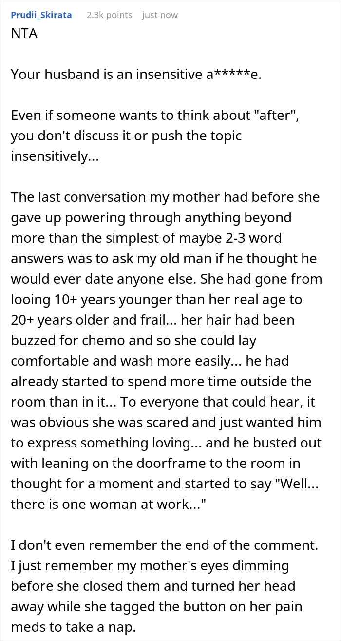 Man Keeps Asking If He Can Date Others After Wife Dies, She Gives Him Permission By Divorcing Him Man Keeps Asking If He Can Date Others After Wife Dies, She Gives Him Permission By Divorcing Him