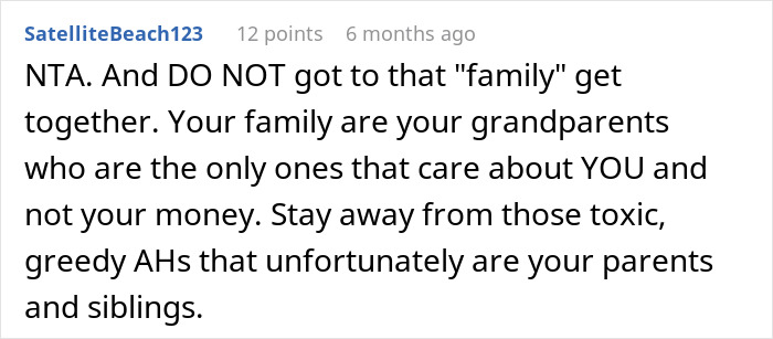 Teen Calls Police On Family After They Learn About Her $250k Settlement And Show Up At Her Door