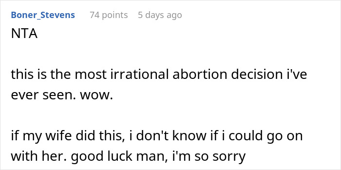 “I Really Wanted This Baby”: Man Grieves Aborted Child, Asks The Internet For Perspective “I Really Wanted This Baby”: Man Grieves Aborted Child, Asks The Internet For Perspective