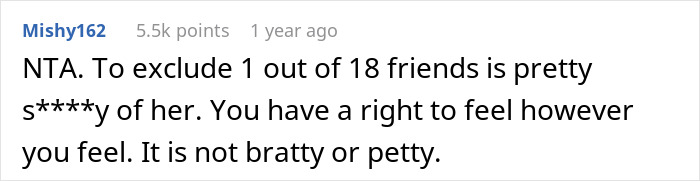 Woman Loses It Realizing Friend Had Invited Everyone But Her To Wedding, Leaves Group Chat Woman Loses It Realizing Friend Had Invited Everyone But Her To Wedding, Leaves Group Chat