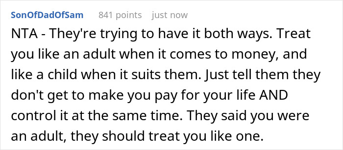 “Good Luck With That”: Parents Try To Ground 20 Y.O. Business Owner Who Pays Them Rent “Good Luck With That”: Parents Try To Ground 20 Y.O. Business Owner Who Pays Them Rent
