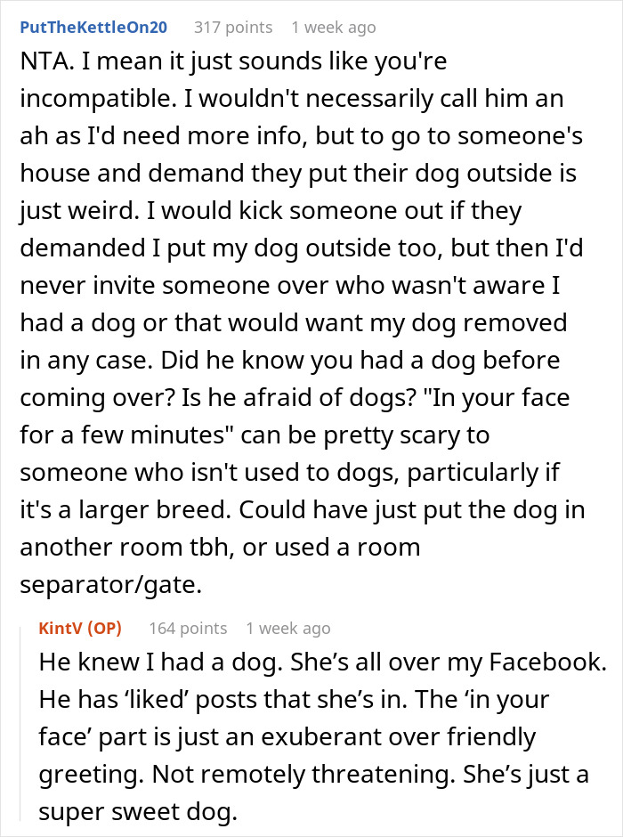 Man Tells Date It's Either Him Or The Dog, Gets Kicked Out In A Blink Of An Eye