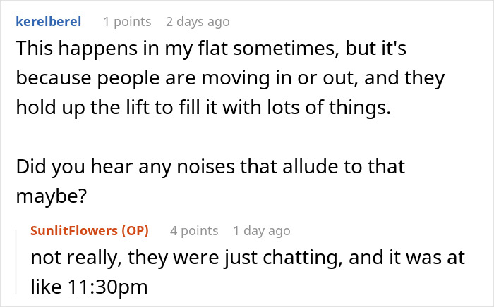 Person Forced To Take The Stairs As Neighbors Hold Up Lift, Makes Sure They Regret It Person Forced To Take The Stairs As Neighbors Hold Up Lift, Makes Sure They Regret It