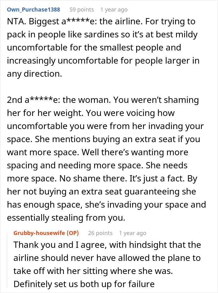 Person Gets Trapped By A Plus-Size Woman On A Flight, Makes Her Cry After Asking To Switch Seats Person Gets Trapped By A Plus-Size Woman On A Flight, Makes Her Cry After Asking To Switch Seats