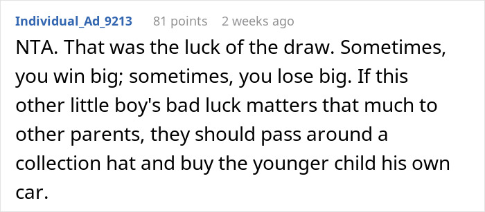 Boy Wins Big In School Raffle, Refuses To Give Up Prize To Calm Sore Loser Boy Wins Big In School Raffle, Refuses To Give Up Prize To Calm Sore Loser