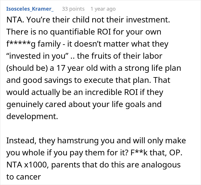 Teen Takes Refuge With GF After Parents Steal $3K From His Savings To Pay For Lavish Getaway Teen Takes Refuge With GF After Parents Steal $3K From His Savings To Pay For Lavish Getaway