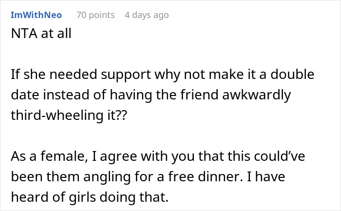 Man Roasts Date After She Brings Her Friend Along Expecting Him To Pay Man Roasts Date After She Brings Her Friend Along Expecting Him To Pay