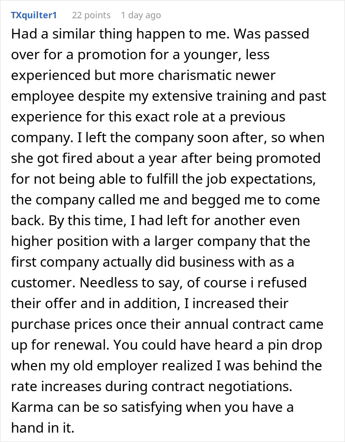 Worker Told He’s Not Qualified For A Promotion, Takes Revenge When Told To Cover For Colleague Worker Told He’s Not Qualified For A Promotion, Takes Revenge When Told To Cover For Colleague