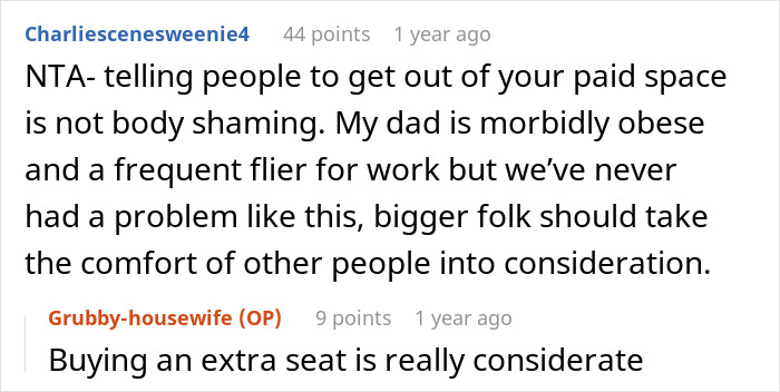Person Gets Trapped By A Plus-Size Woman On A Flight, Makes Her Cry After Asking To Switch Seats Person Gets Trapped By A Plus-Size Woman On A Flight, Makes Her Cry After Asking To Switch Seats