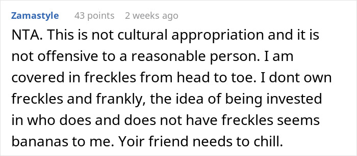 Woman Misses Her Freckles So She Paints Them On, Gets Called Out For 'Cultural Appropriation'