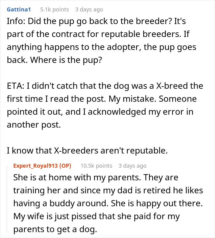 “AITA For Refusing To Take Any Responsibility For My Dog Until My Wife Was Forced To Rehome Him?”