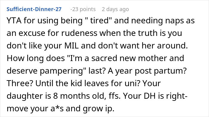 "I Don't Care": Woman Tells MIL To Get Out After Coming Unannounced While She Was Sleeping "I Don't Care": Woman Tells MIL To Get Out After Coming Unannounced While She Was Sleeping