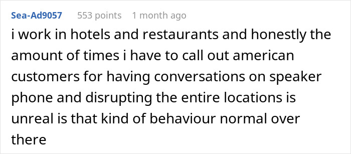 Woman Gets Back At An Annoying American Who Wouldn't Shut Up For Hours Woman Gets Back At An Annoying American Who Wouldn't Shut Up For Hours