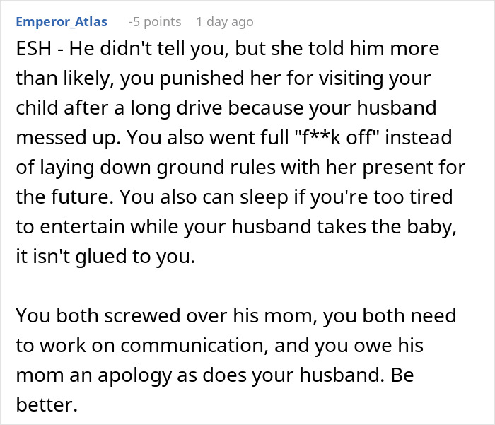 "I Don't Care": Woman Tells MIL To Get Out After Coming Unannounced While She Was Sleeping "I Don't Care": Woman Tells MIL To Get Out After Coming Unannounced While She Was Sleeping