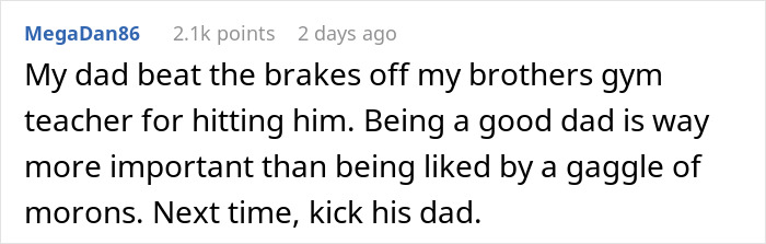 Dad Defends His 5 Y.O. Son Against Bully With A Kick To Chest, Gets Ostracized By His Community