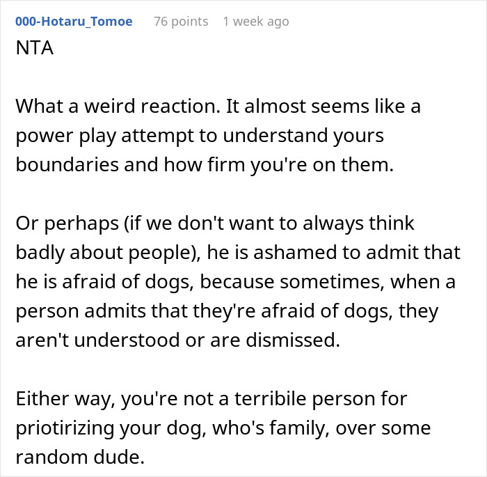 Man Tells Date It's Either Him Or The Dog, Gets Kicked Out In A Blink Of An Eye Man Tells Date It's Either Him Or The Dog, Gets Kicked Out In A Blink Of An Eye